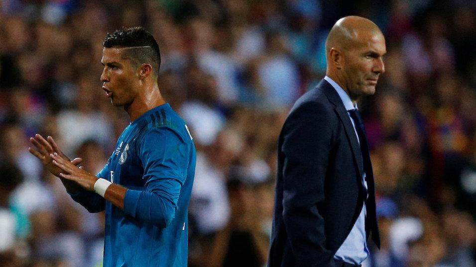 Zinedine Zidane and Cristiano Ronaldo